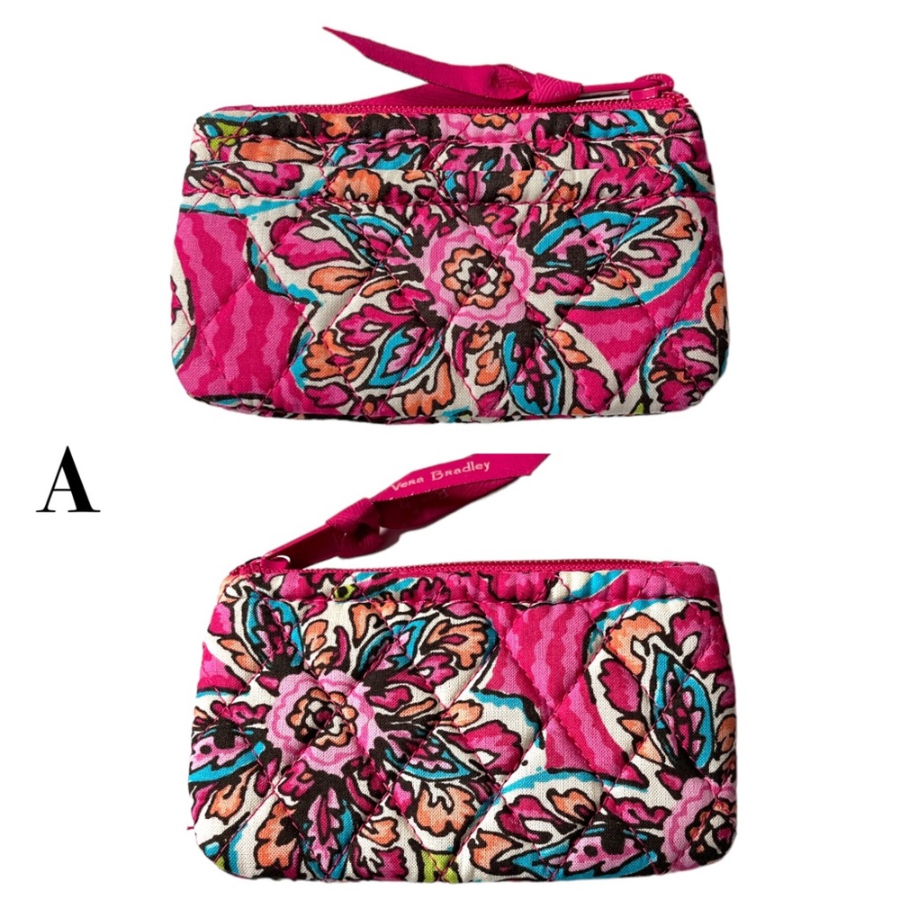 Vera Bradley Coin Purse Sunburst Floral Pink